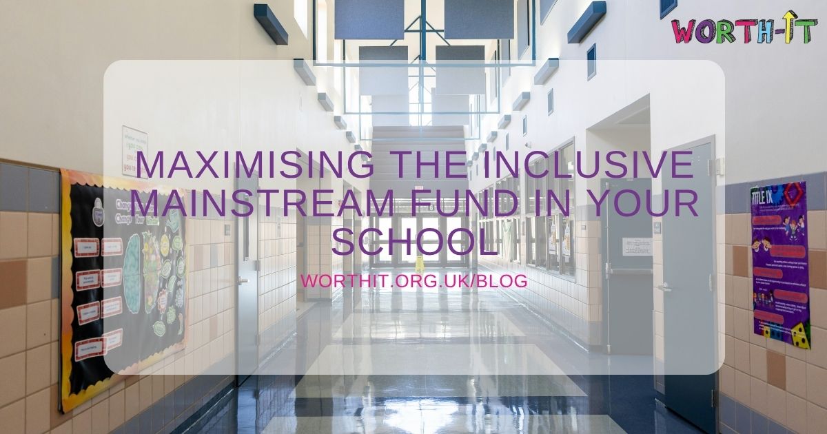 empty school hallway