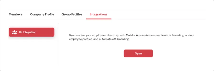 Mobilo app for teams 14