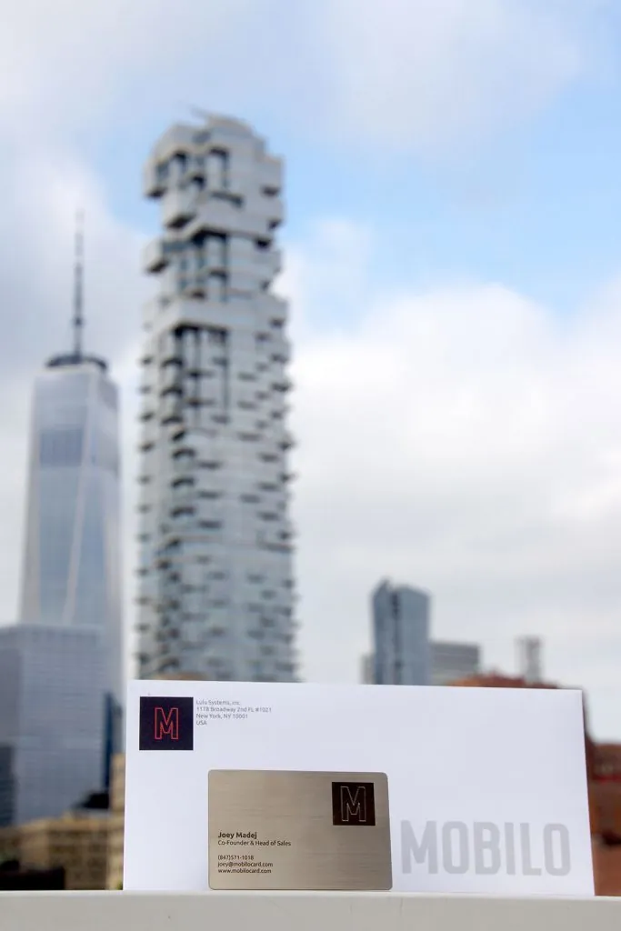 Best metal business cards - Mobilo