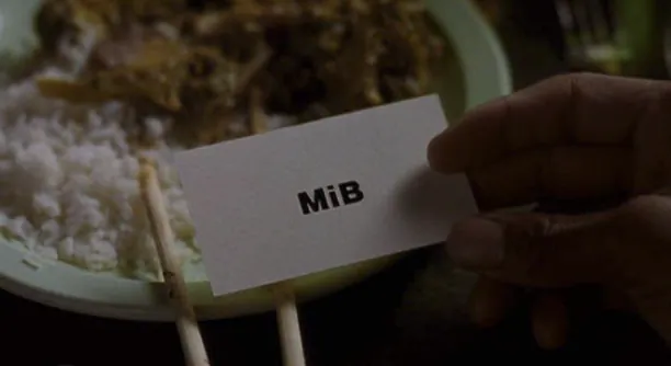 men in black business card K 