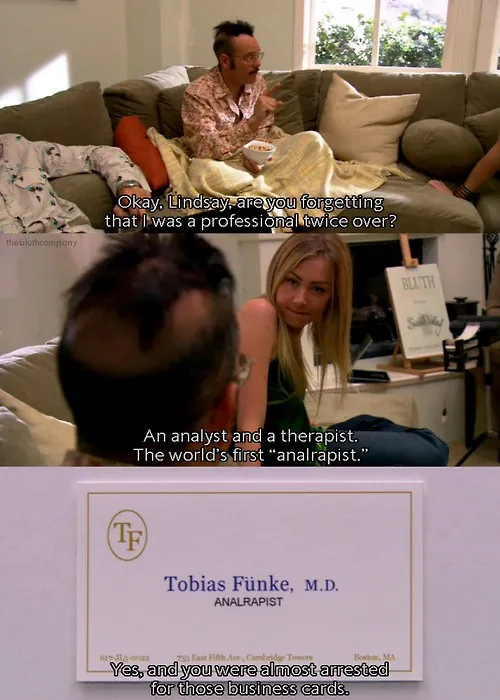 arrested development business cards 