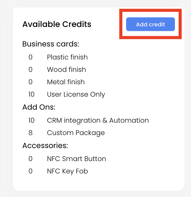 add credits