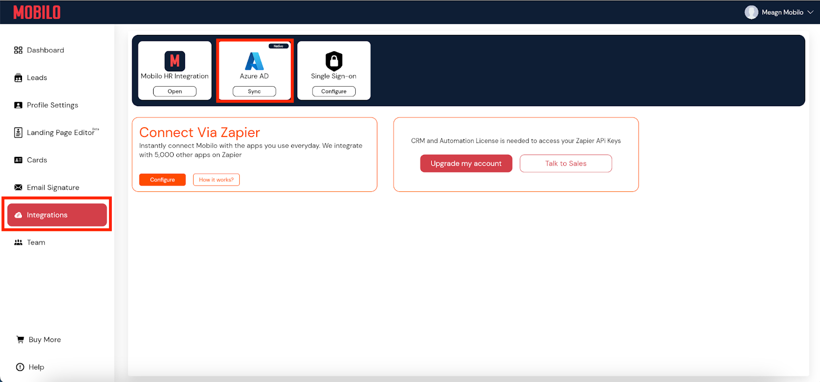 login to mobilo app