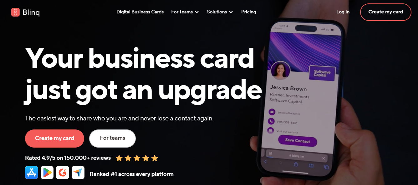blinq - Wave Digital Business Card