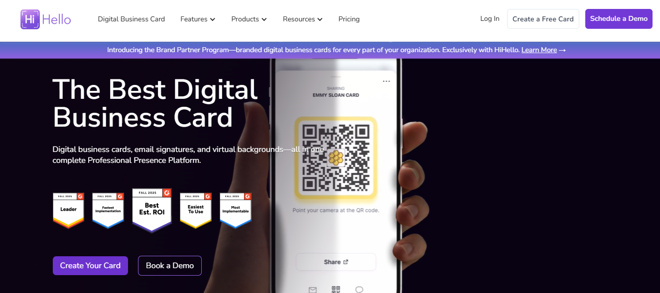 hihello - Wave Digital Business Card