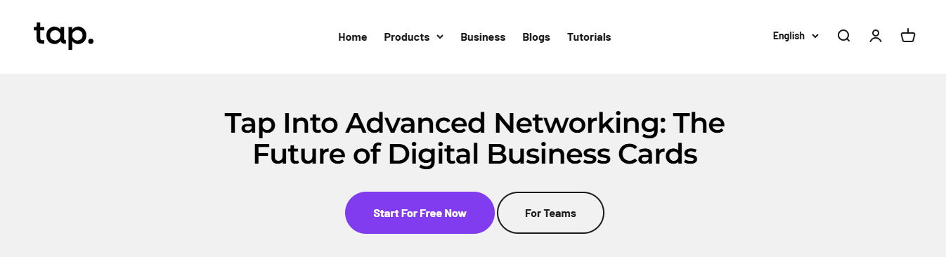 tap - HiHello Digital Business Card