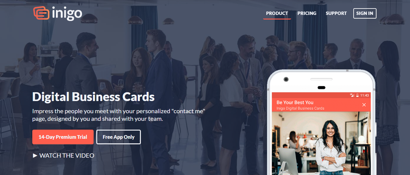 inigo - How to Create a Digital Business Card on iPhone
