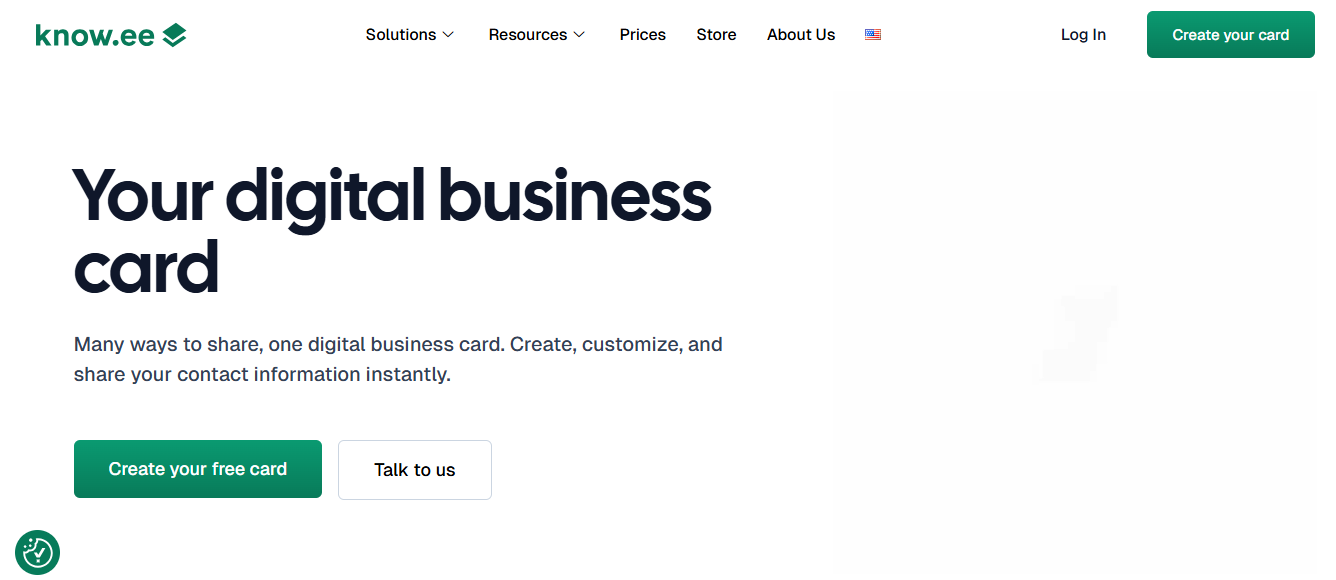 know ee - How to Create a Digital Business Card on Android