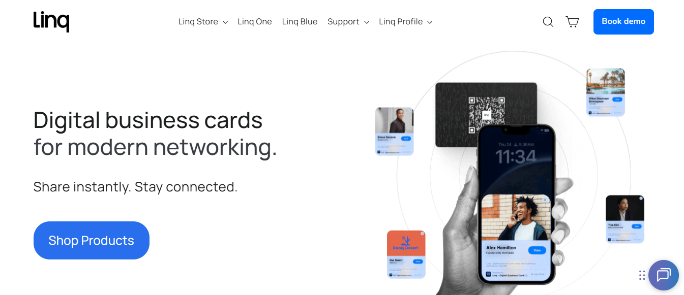 linq - How to Create a Digital Business Card on Android