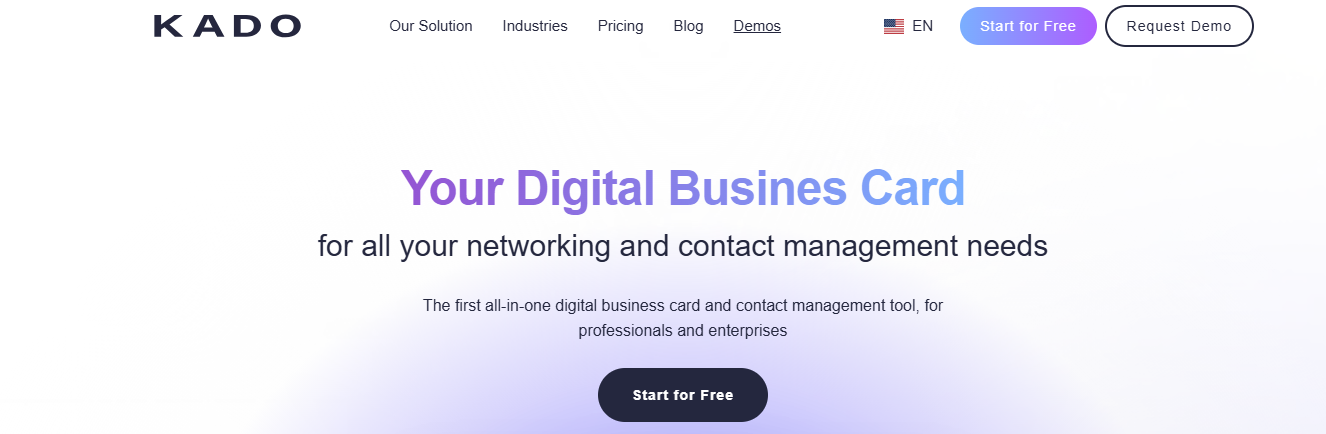 kado - How to Create a Digital Business Card on Android
