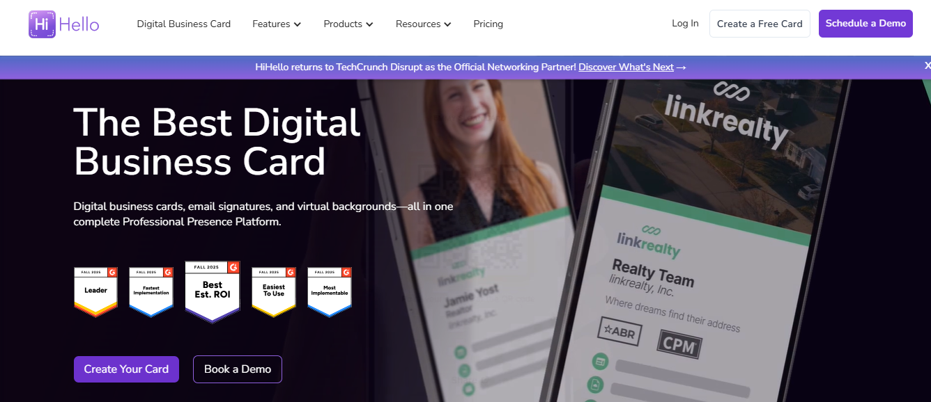 hihello - How to Create a Digital Business Card on Android