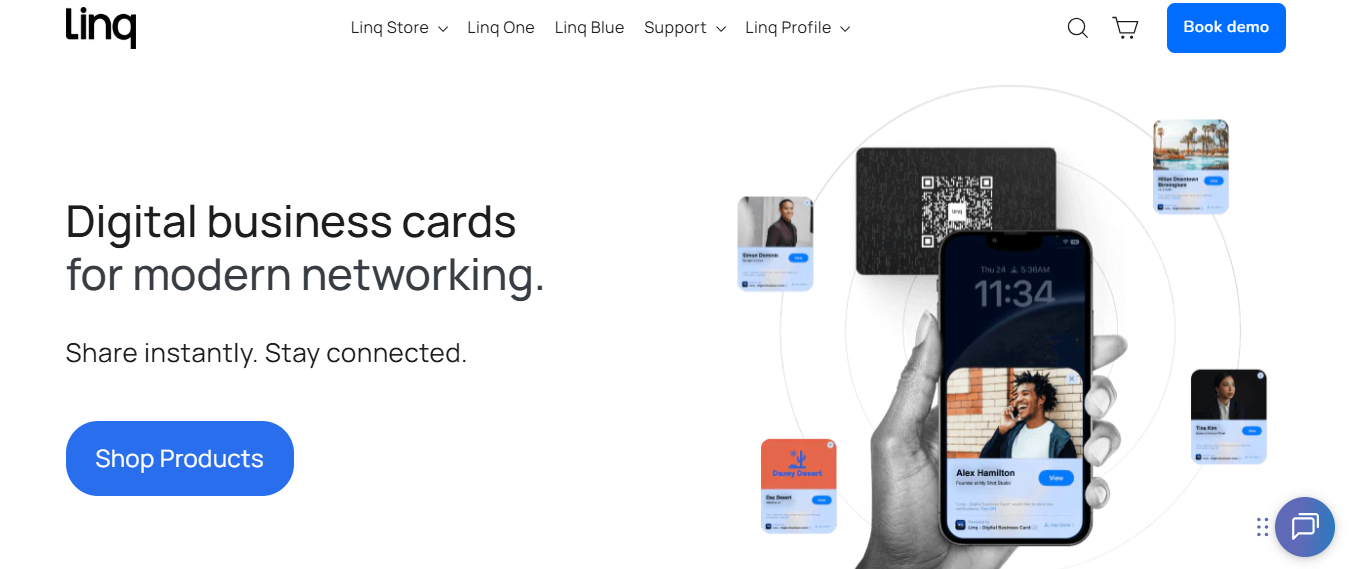 linq digital business card - Blinq vs Linq