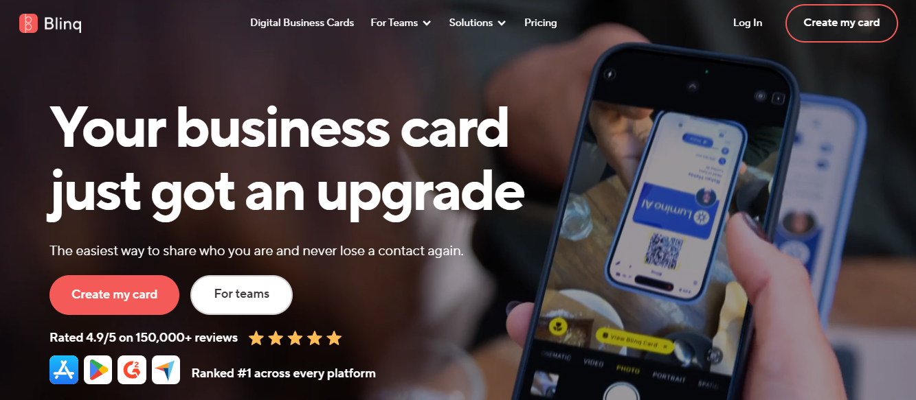 blinq - HiHello Alternatives