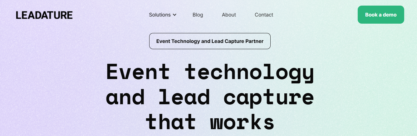 leadature - Exhibition Lead Capture