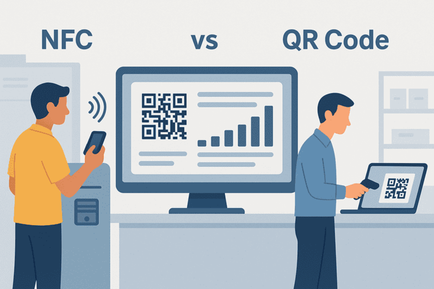 NFC vs QR - NFC vs QR Code