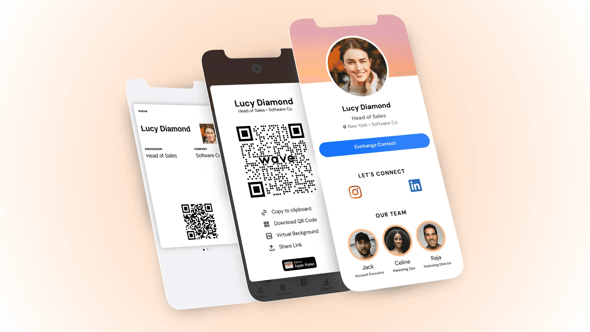 Sharing a digital business card via QR - Best Digital Business Cards 
