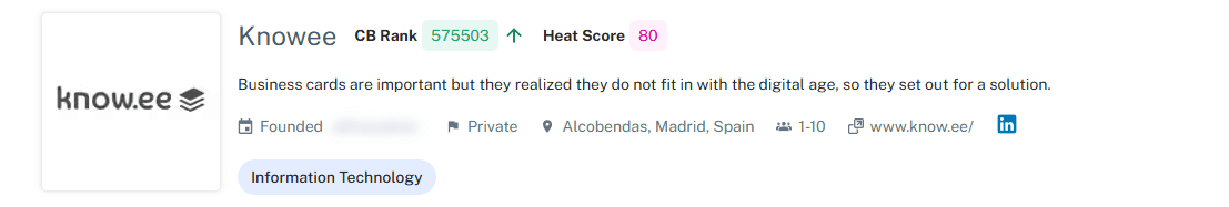 Know.ee (Best for Traditional Card Digitization) 