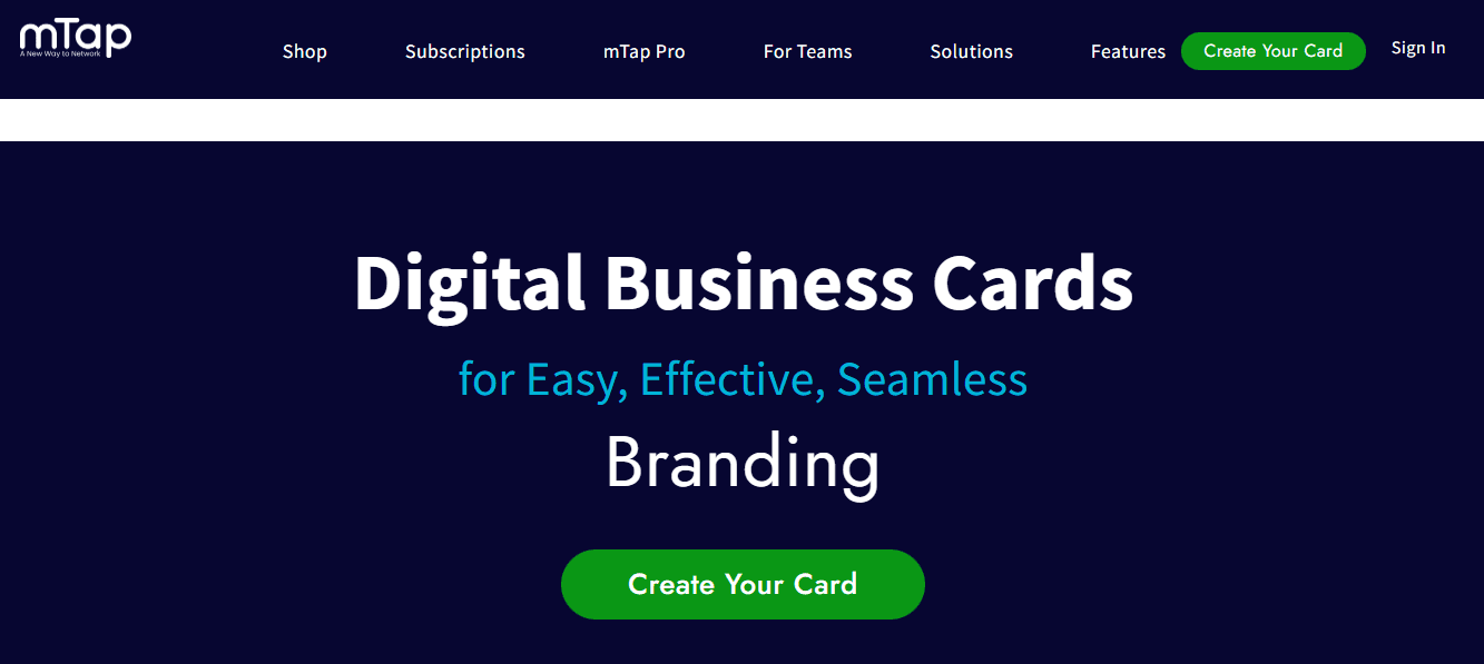 mTap (Best for Modern Networking) 