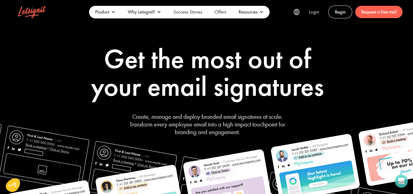 Letsignit (Best for Email Integration) 