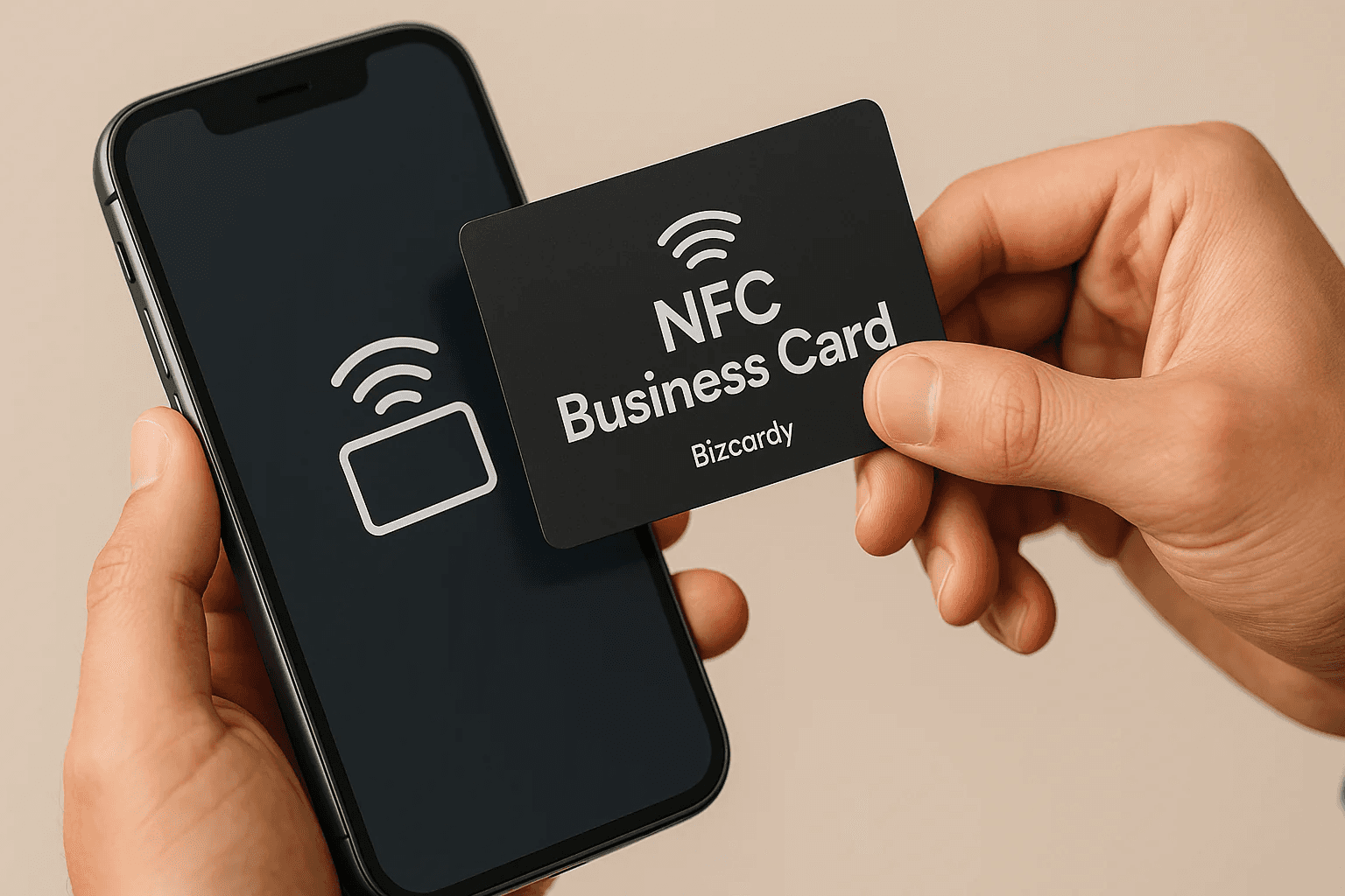 Man showing card - What Are NFC Business 