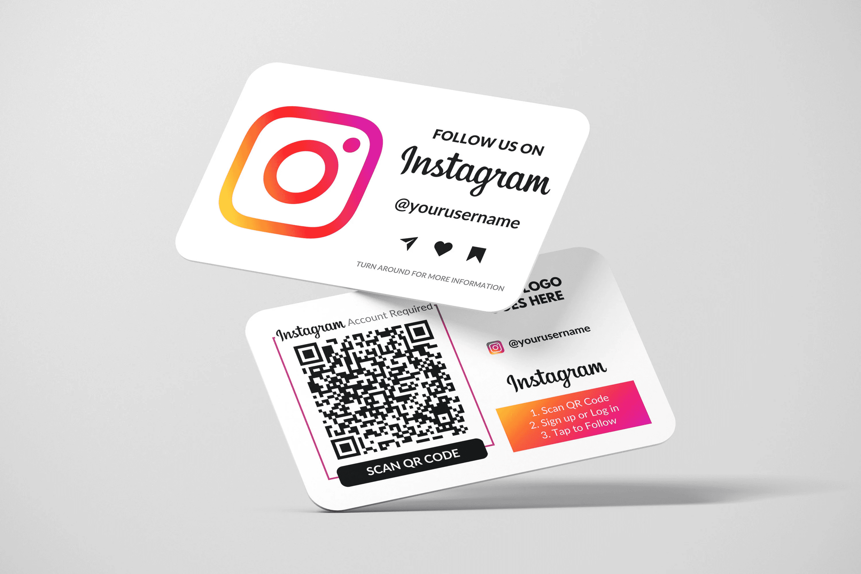 Instagram business card with QR code - How to Add Instagram QR Code to Business Card