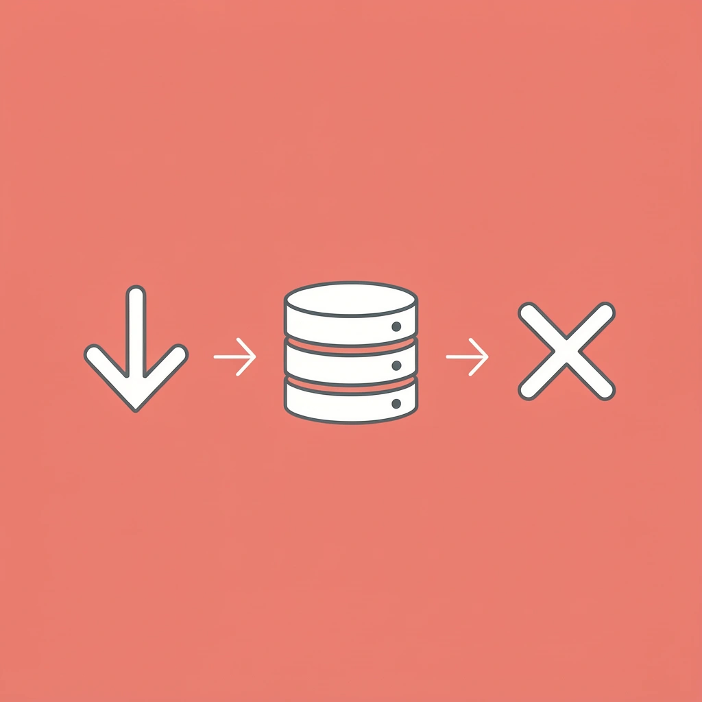 Three-step process showing how using the wrong link-in-bio tool creates leaks in your conversion pipeline over time