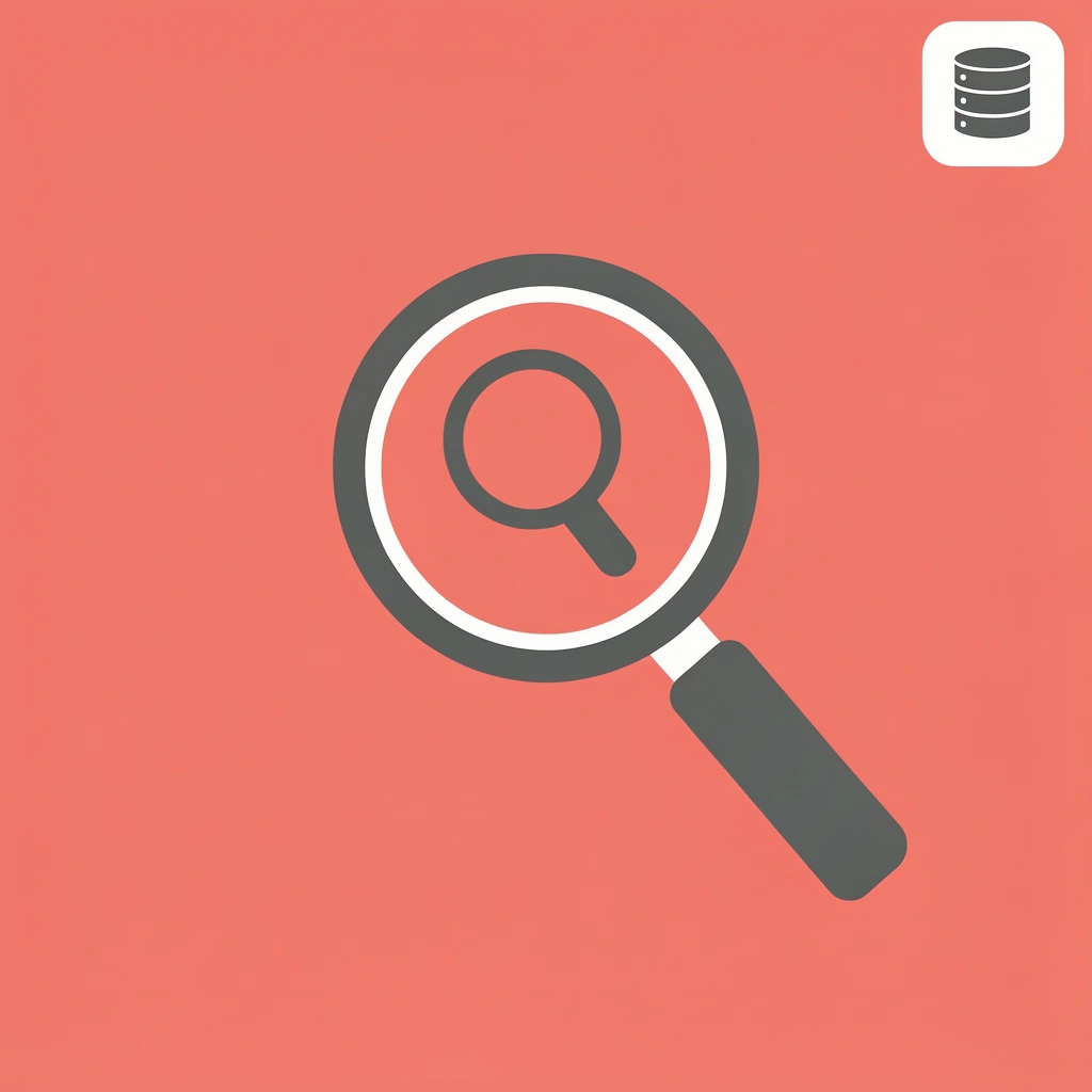 Magnifying glass icon representing the analysis of current bio performance metrics