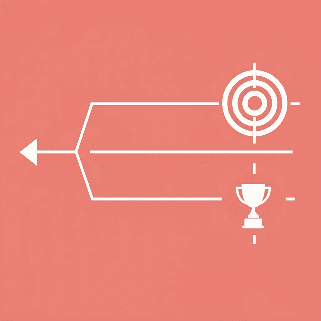 Two paths diverging from platform selection: one leading to high conversion, one to low conversion