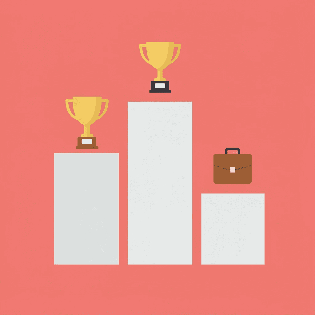 Podium showing Stan Store as top choice for coaching and digital products with key advantages