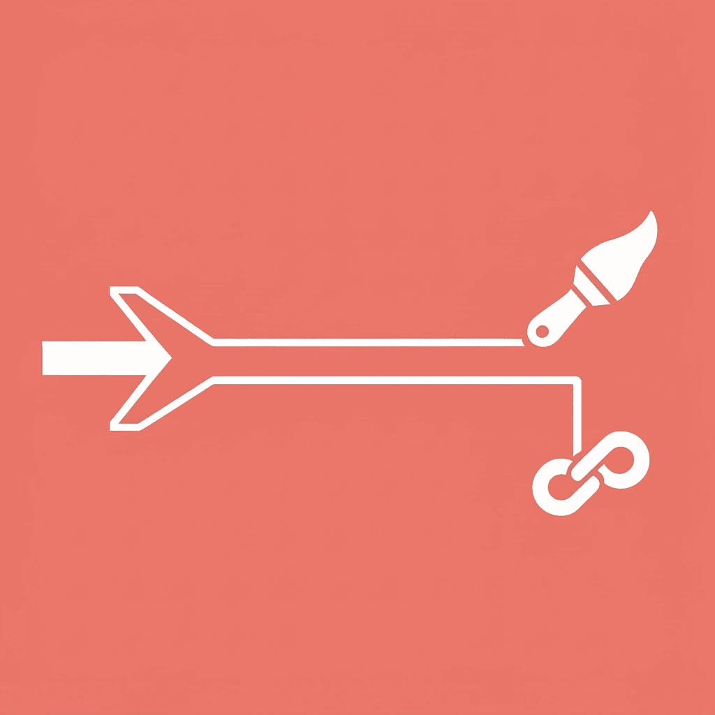 Two diverging paths representing Linktree's functional approach and Milkshake's visual approach