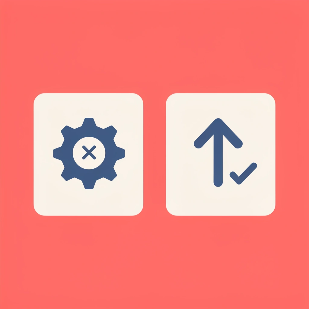 Before and after comparison showing manual follow-ups with poor results versus automated system with successful conversions