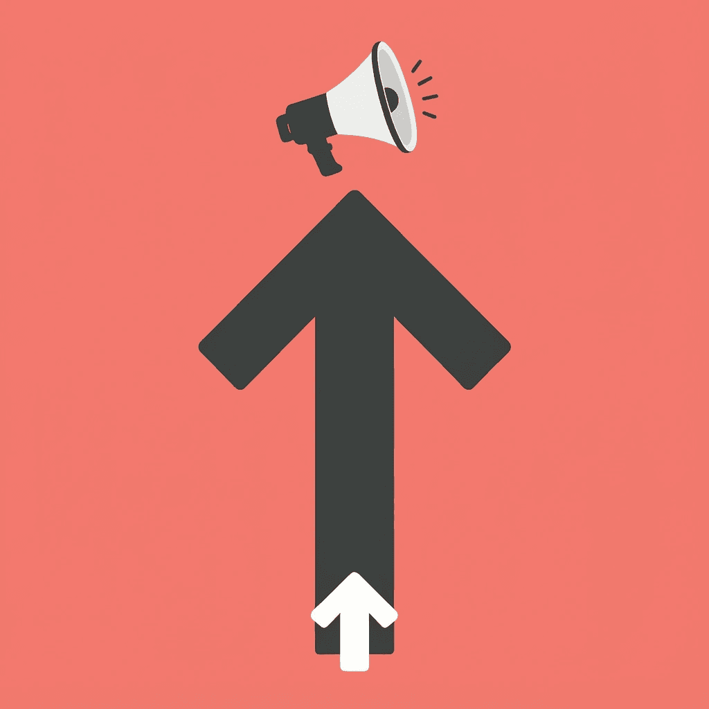 Upward arrow showing 73% increase in brand recall with reinforced messaging