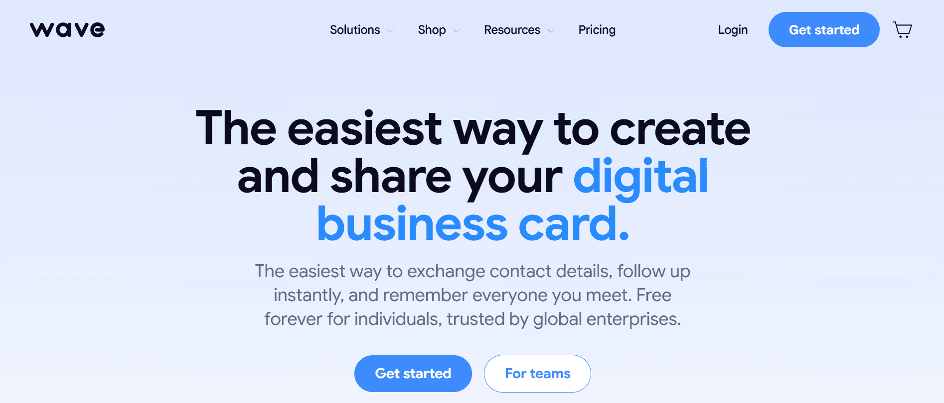 wave connect - Best Business Card Apps