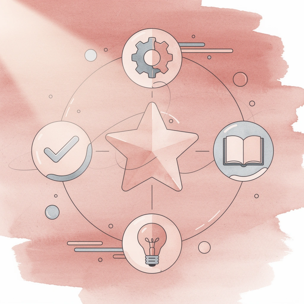 Hub diagram showing Mobilo connecting networking features