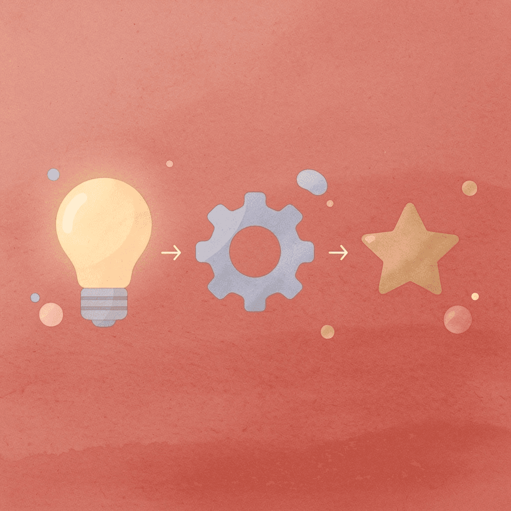 Three icons representing the core networking principles