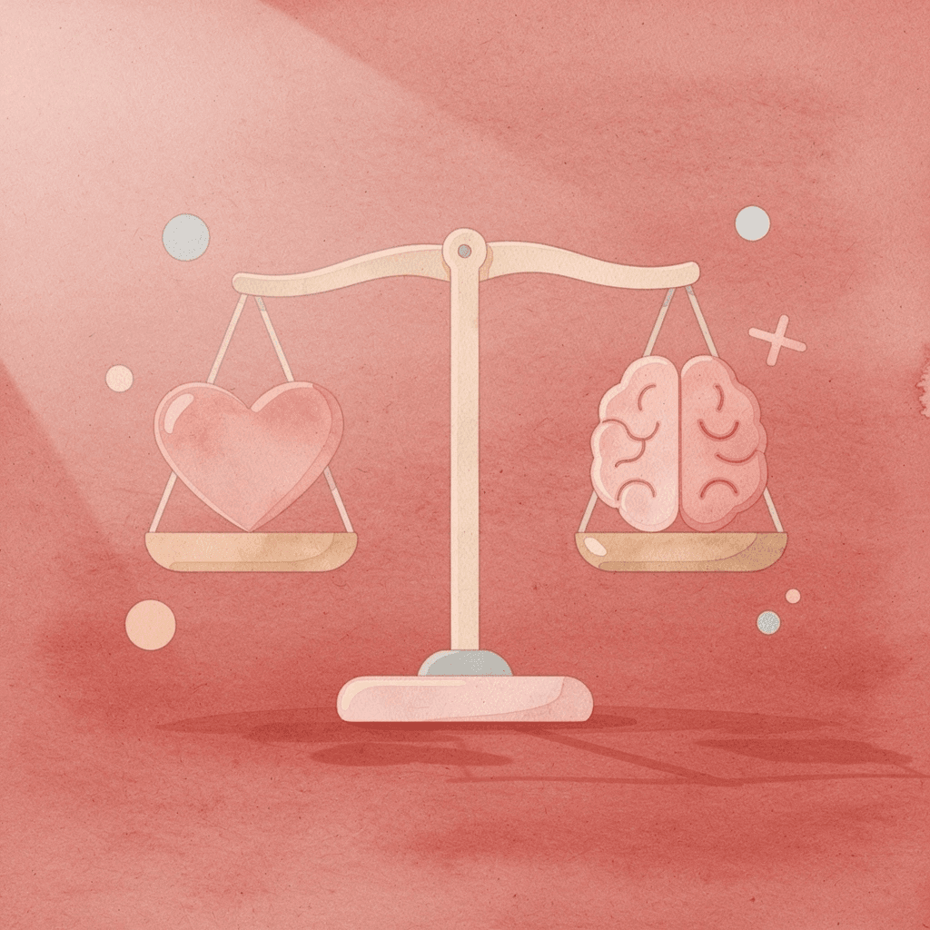 Balance scale showing quality over quantity in networking