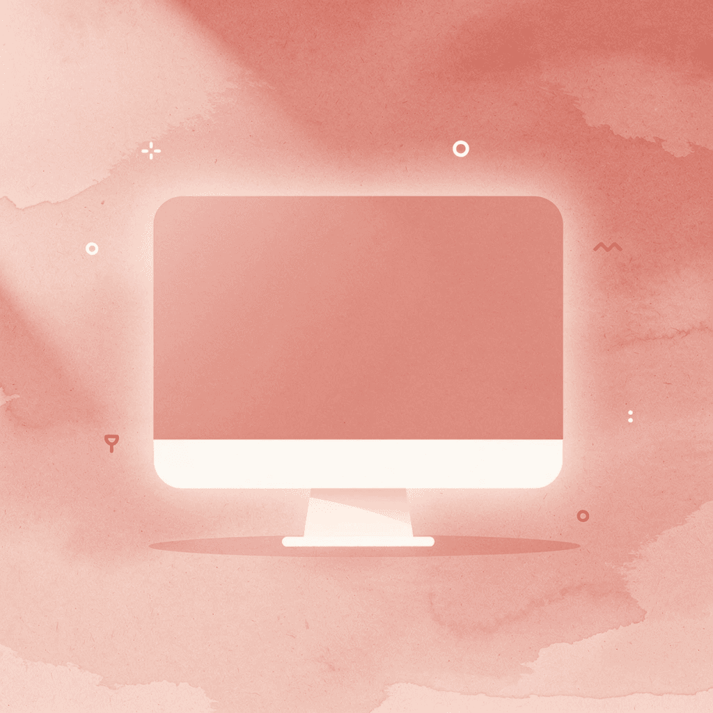 Monitor icon representing digital presence