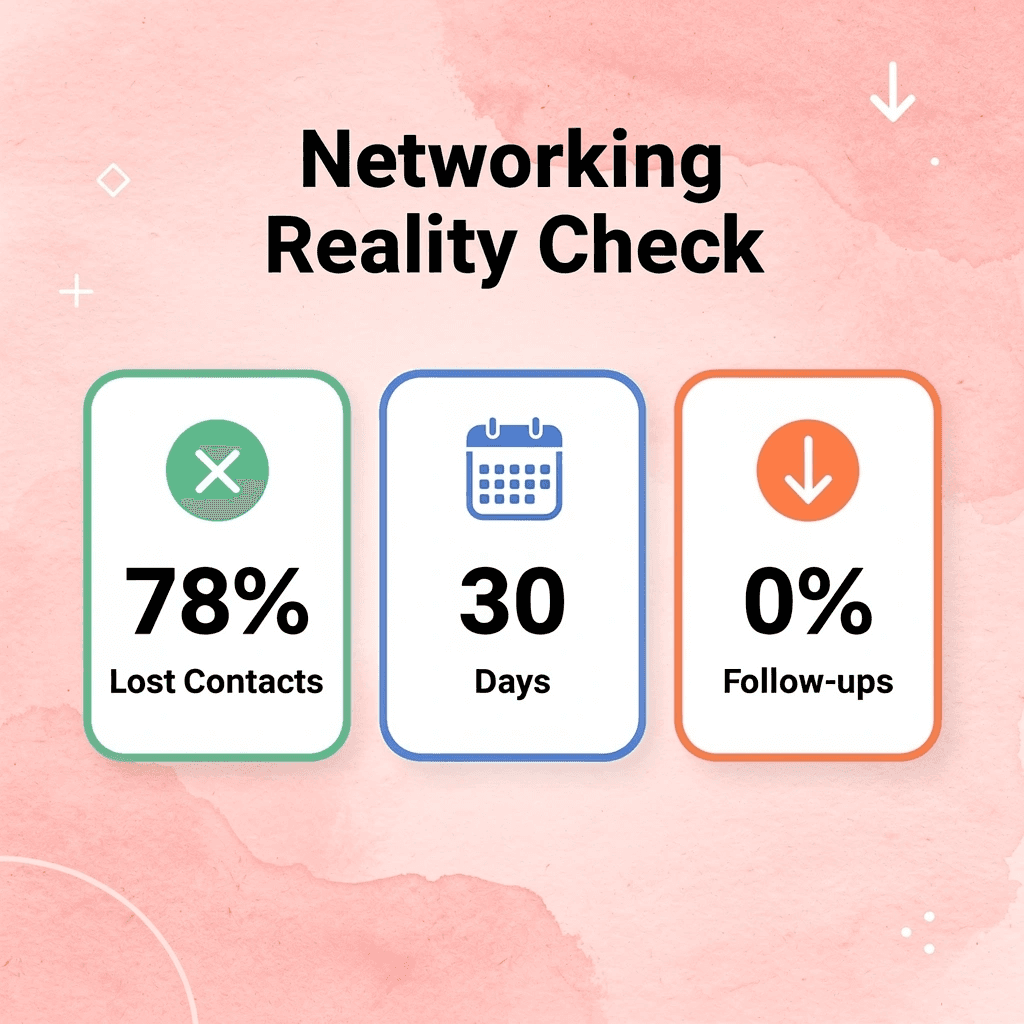 Statistics showing networking failure rates