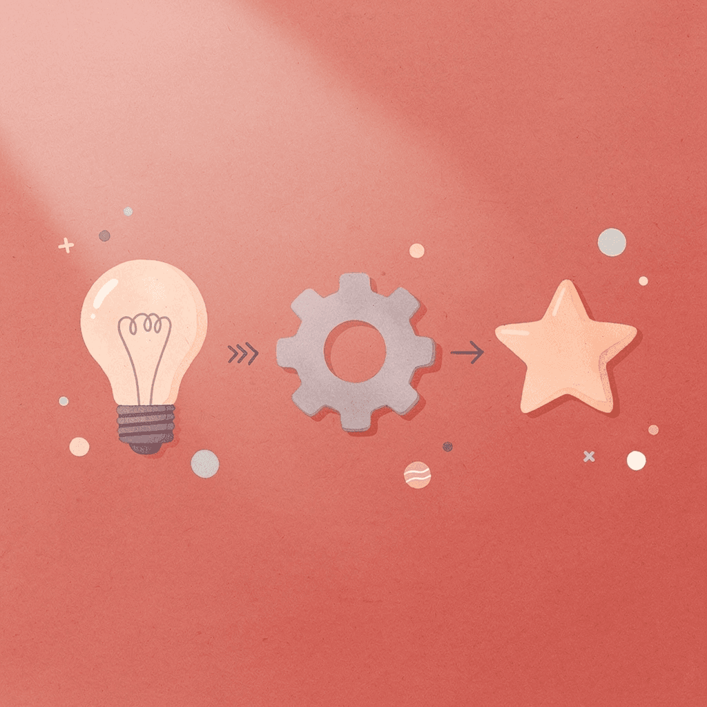 Three icons showing visibility, hiring filters, and referrals connected by arrows - Professional Networking Platforms