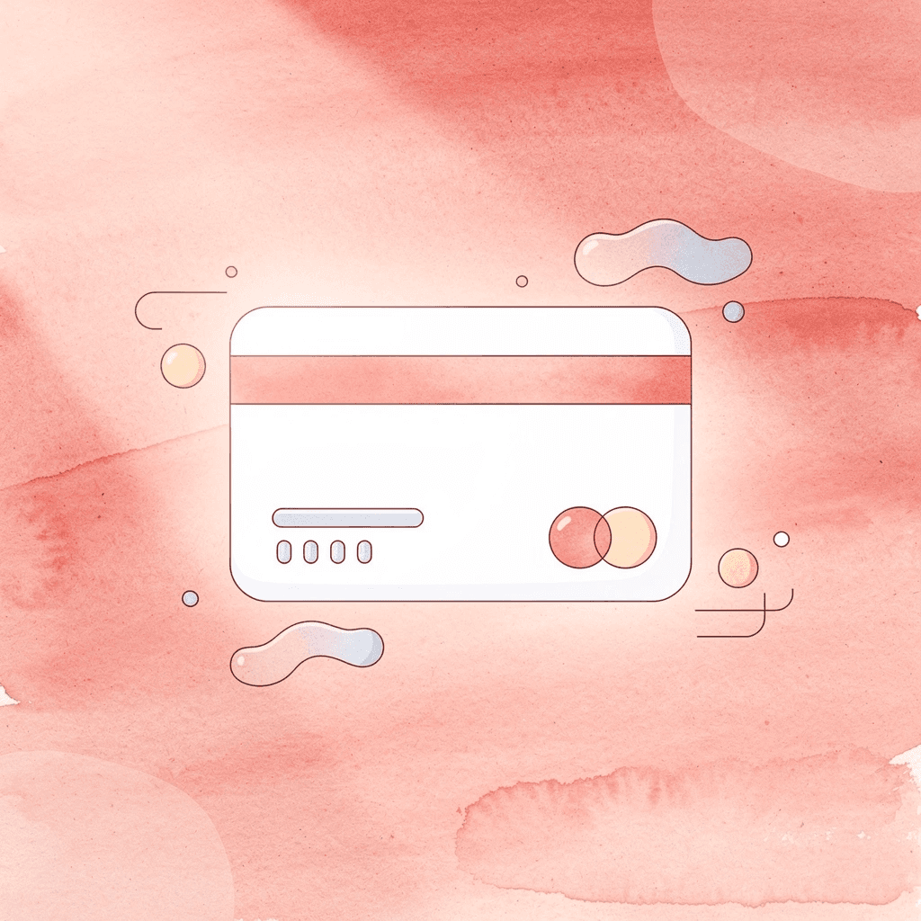 Digital business card icon with spotlight effect