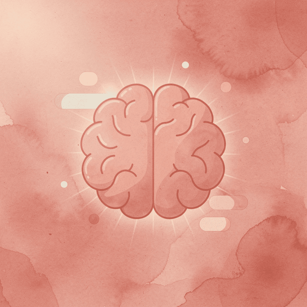 Brain icon representing cognitive processing and mental efficiency