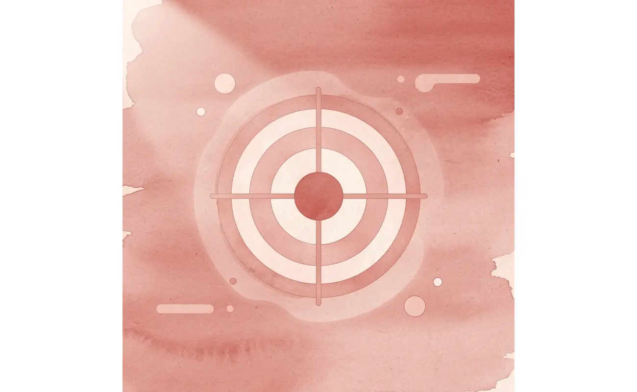 Target icon representing the safest orientation choice