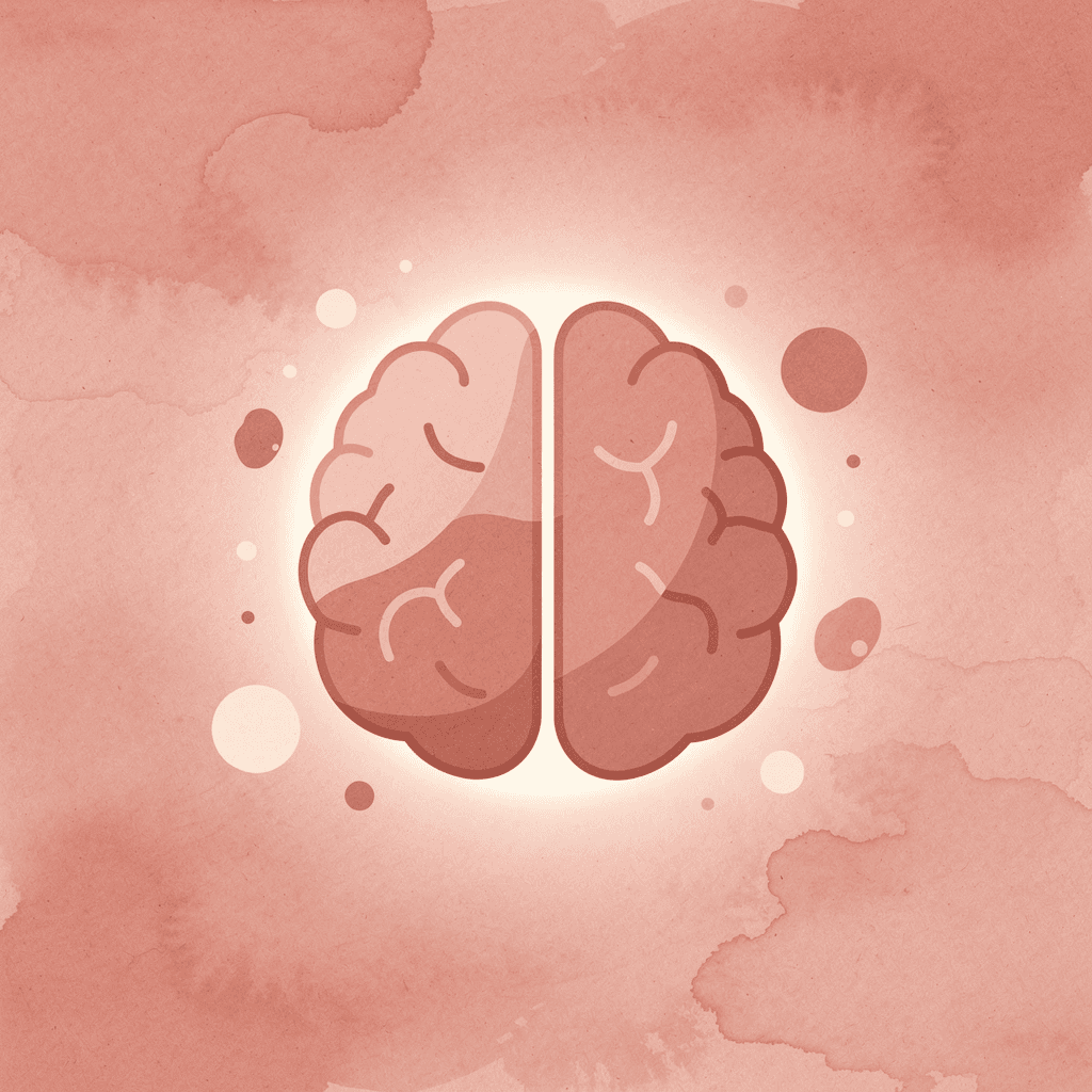 Brain icon highlighting psychological memory impact