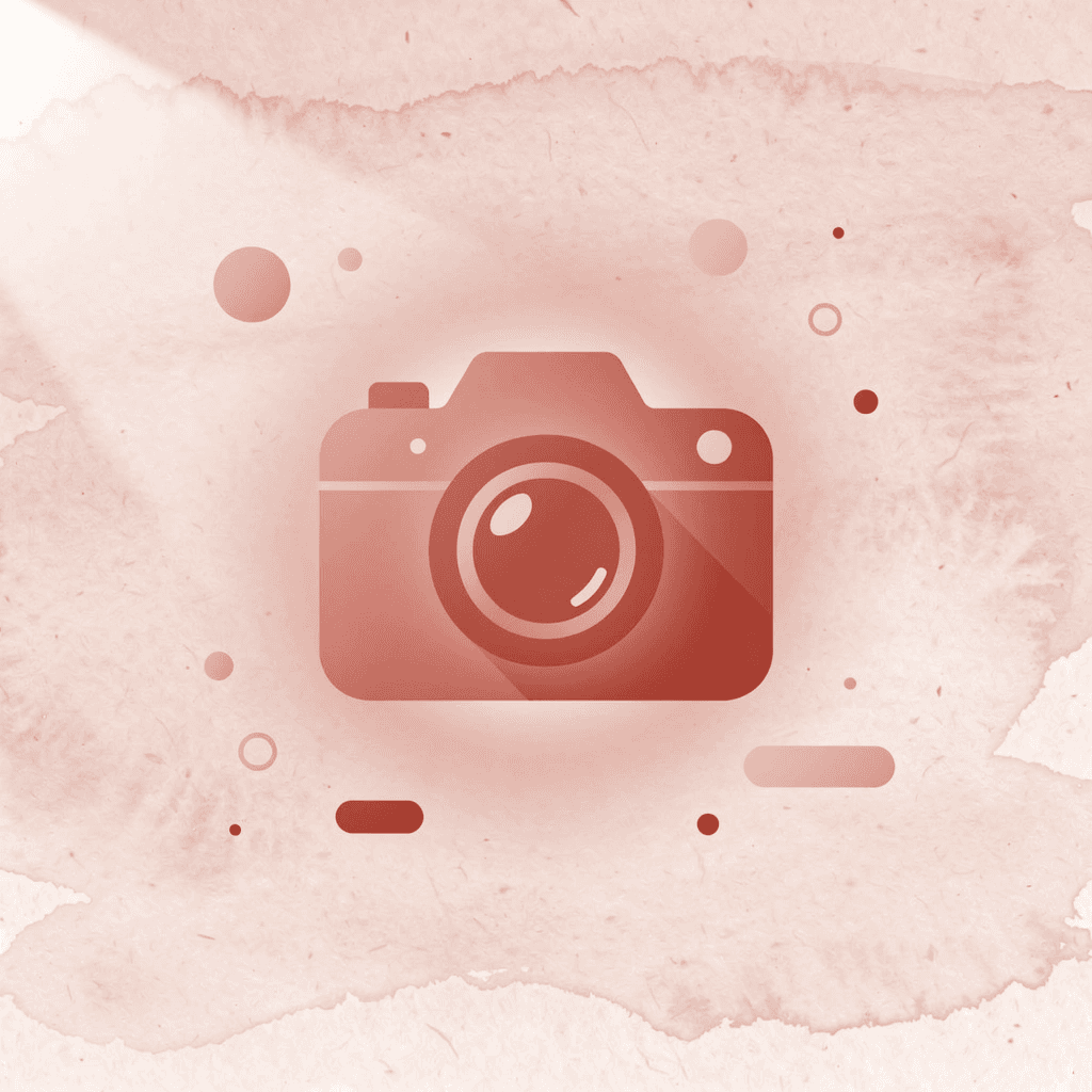 Camera icon representing photography focus