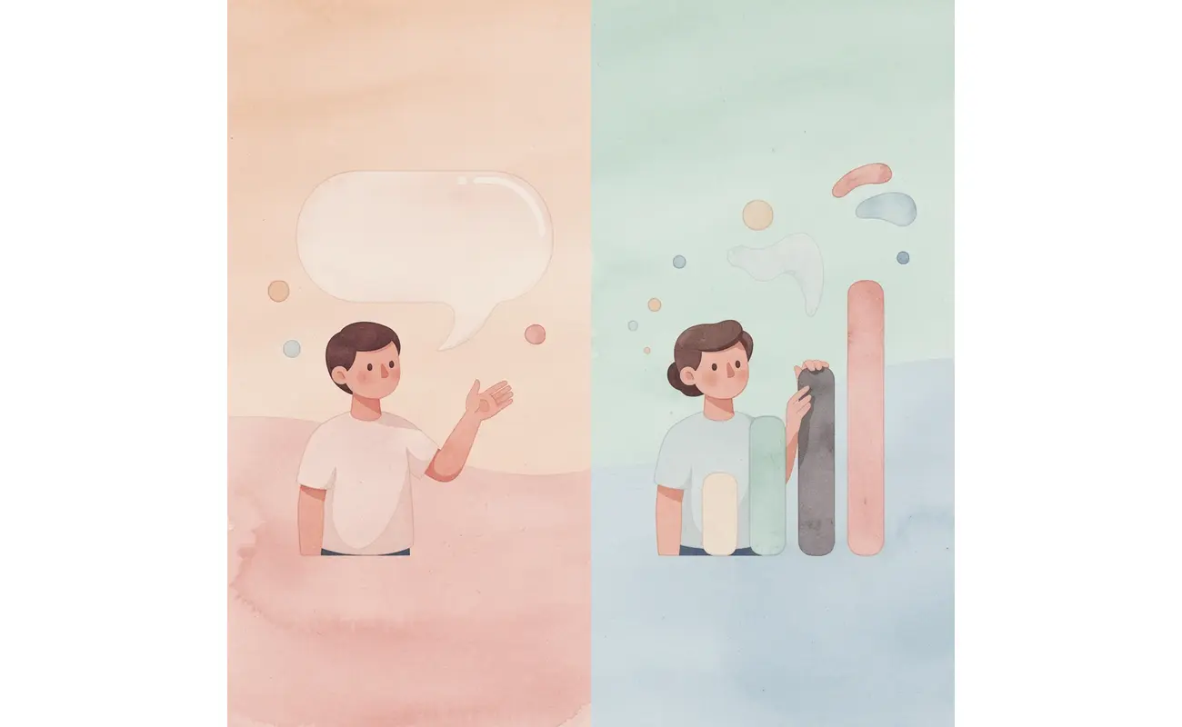 Scene showing the difference between searching for a product versus implementing a system