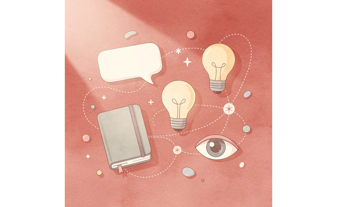 Scene illustrating scattered, disorganized business card management across email and shared folders