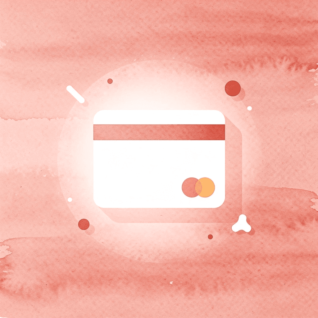 Credit card icon representing the standard business card size format