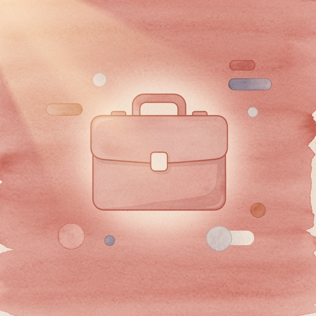 Briefcase icon representing professional plumbing business identity