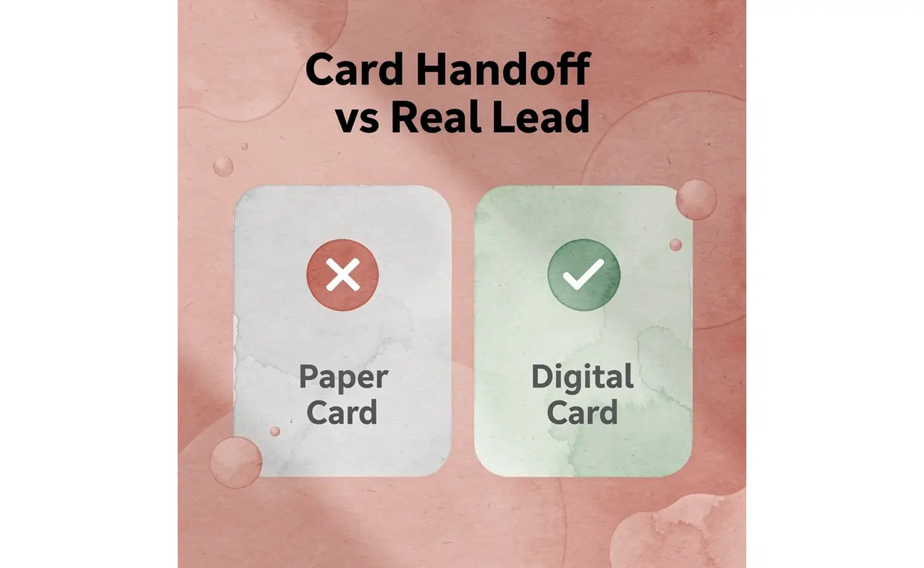 Before and after comparison of paper card versus digital card outcomes