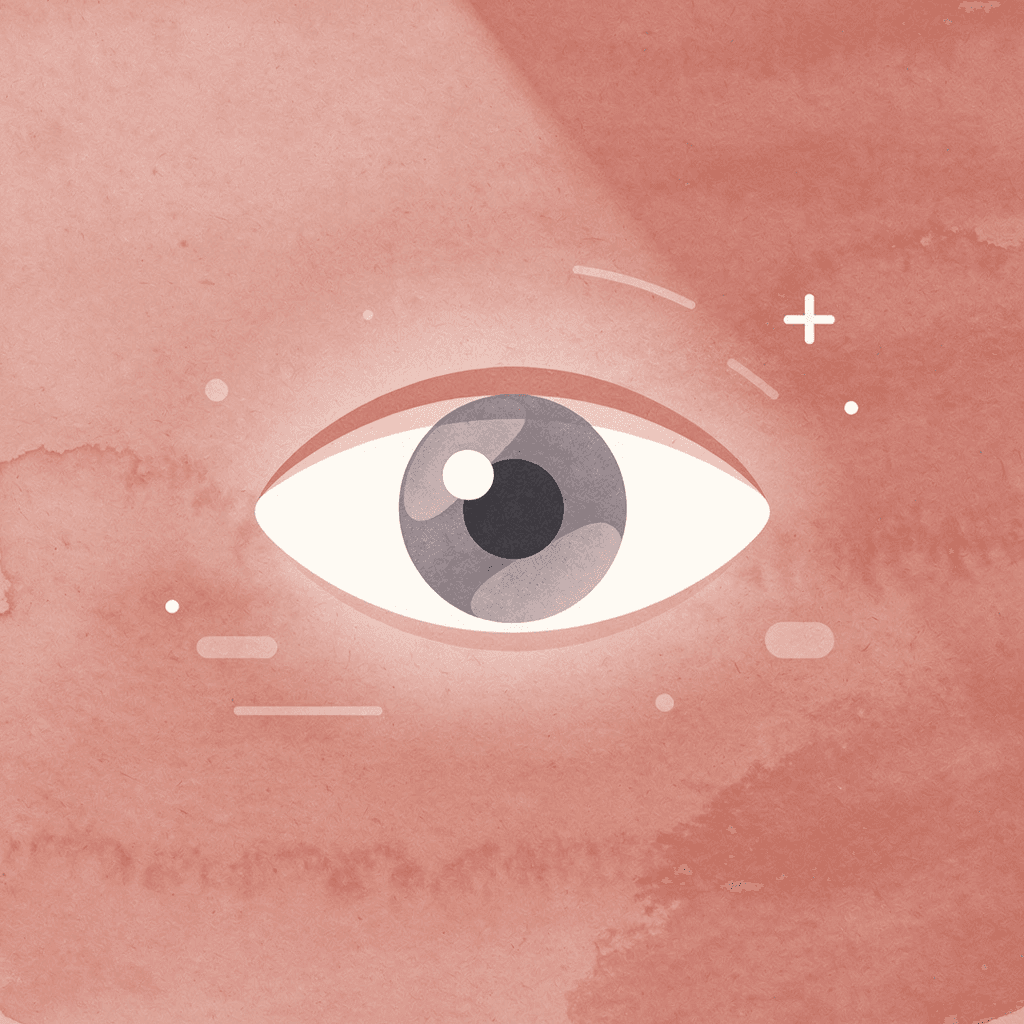 Eye icon representing visual attention and first impressions